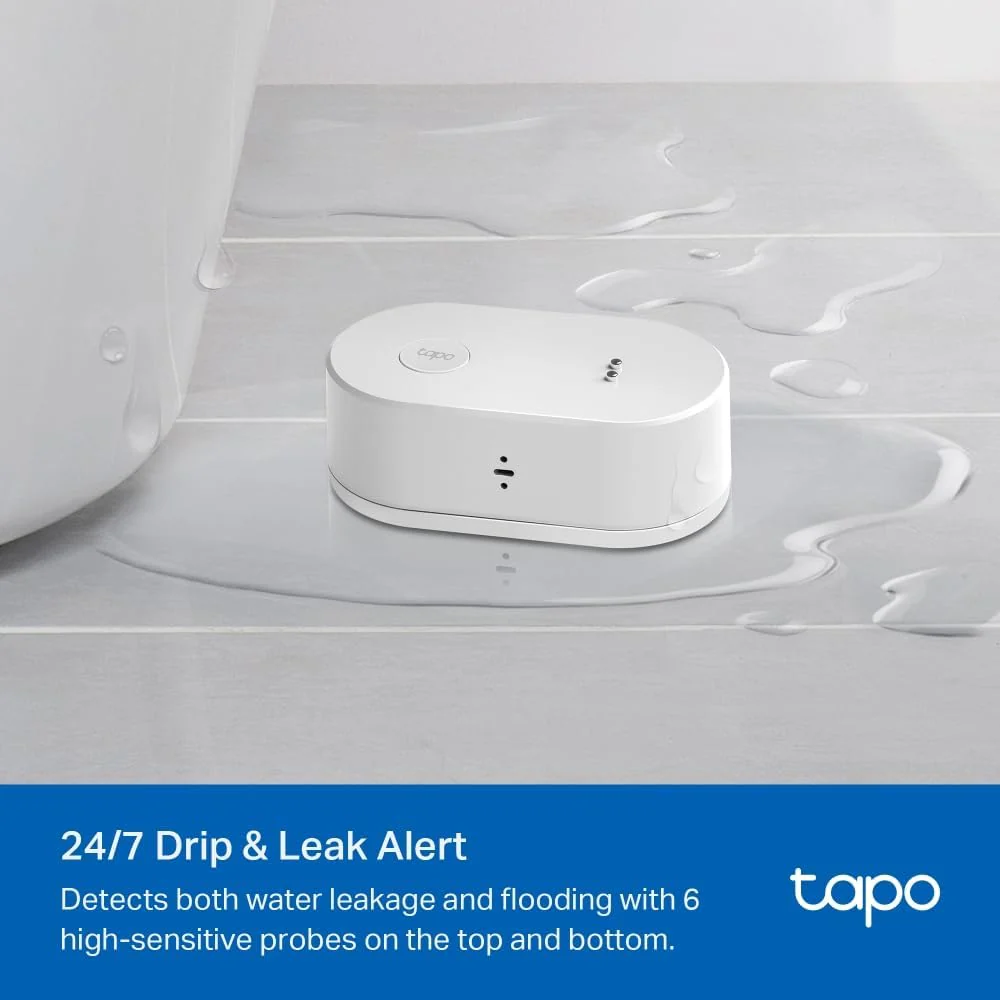 IP67 Smart Water Leak Sensor, Hub Required, Tapo T300 3-Pack - Image 8