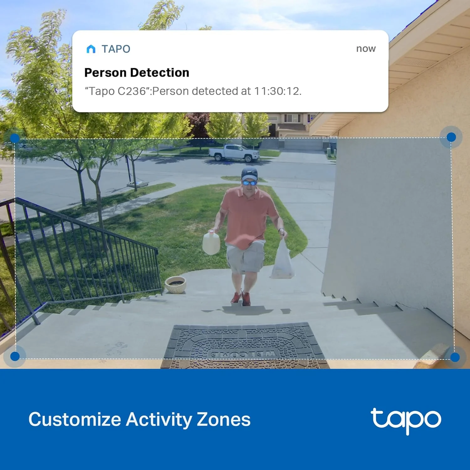 3K Pan/Tilt Indoor/Outdoor Security Camera, Tapo C236 HybridCam 360 - Image 7