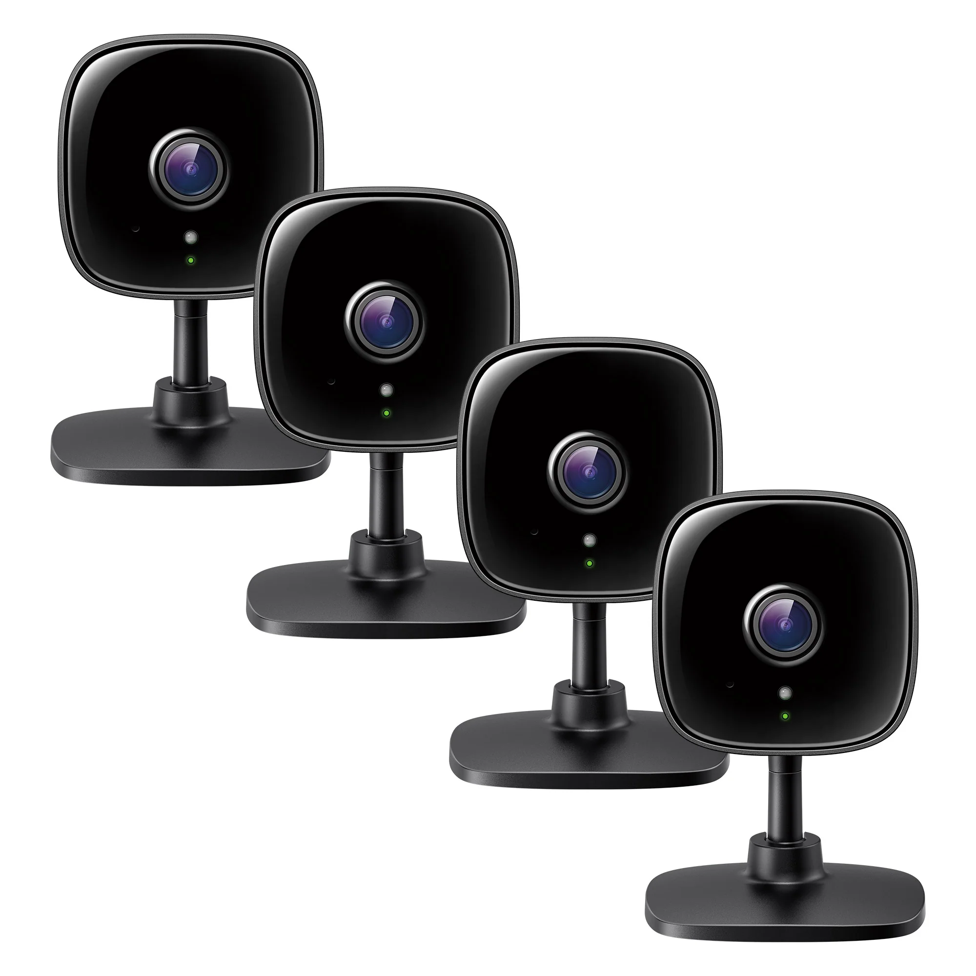 4-Pack 2K Indoor Security Camera Black Tapo C111 P4