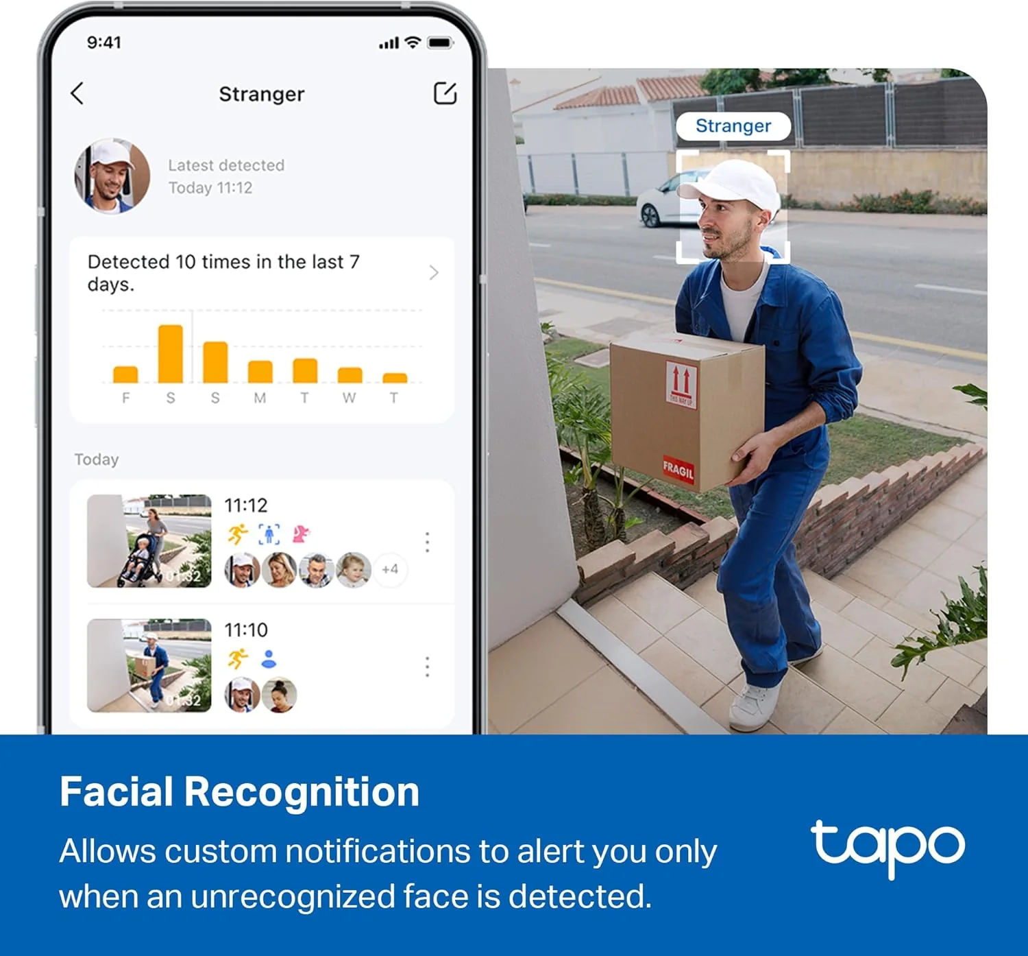 4K Pan/Tilt Wired Outdoor Security Camera with Smart Hub, Tapo C560WS 4-Pack + H500 - Image 8