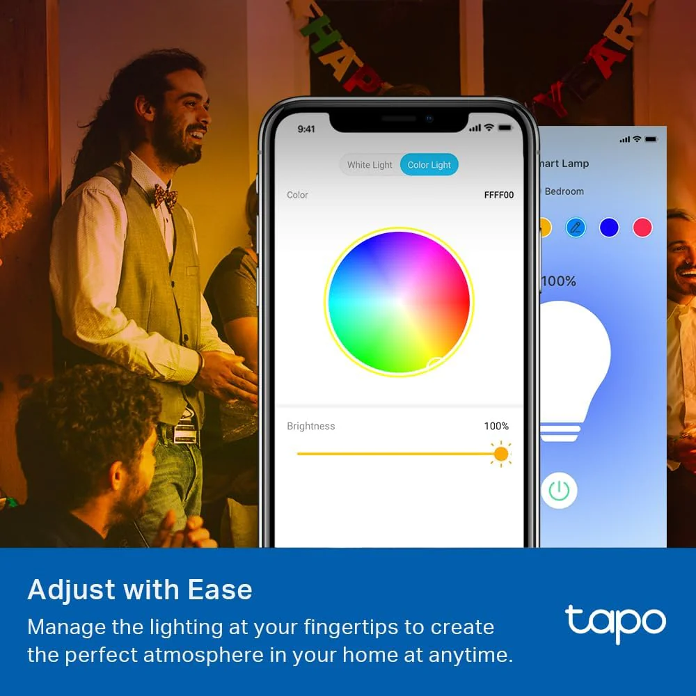Energy Efficient RGBW Smart Light Bulb, Tapo L531E - Image 3