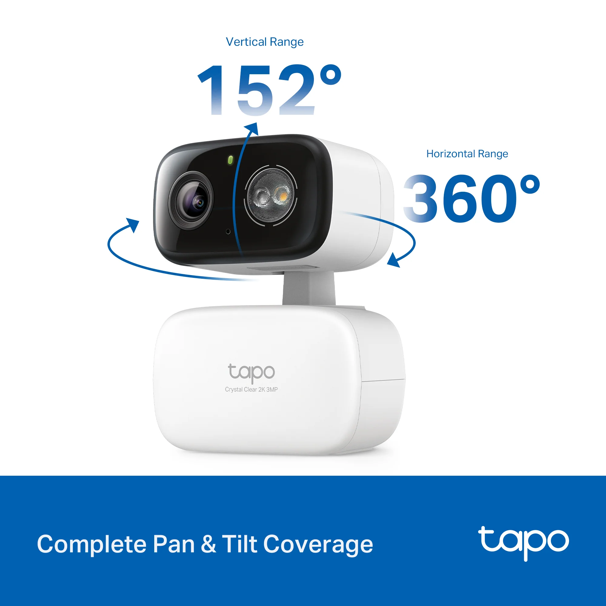 2K Pan/Tilt Indoor/Outdoor Security Camera, Tapo C216 HybridCam 360 - Image 3