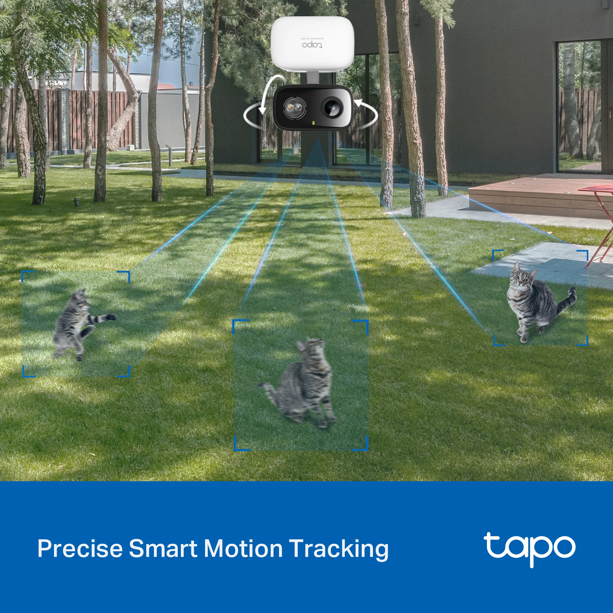 2K Pan/Tilt Indoor/Outdoor Security Camera, Tapo C216 HybridCam 360 - Image 6
