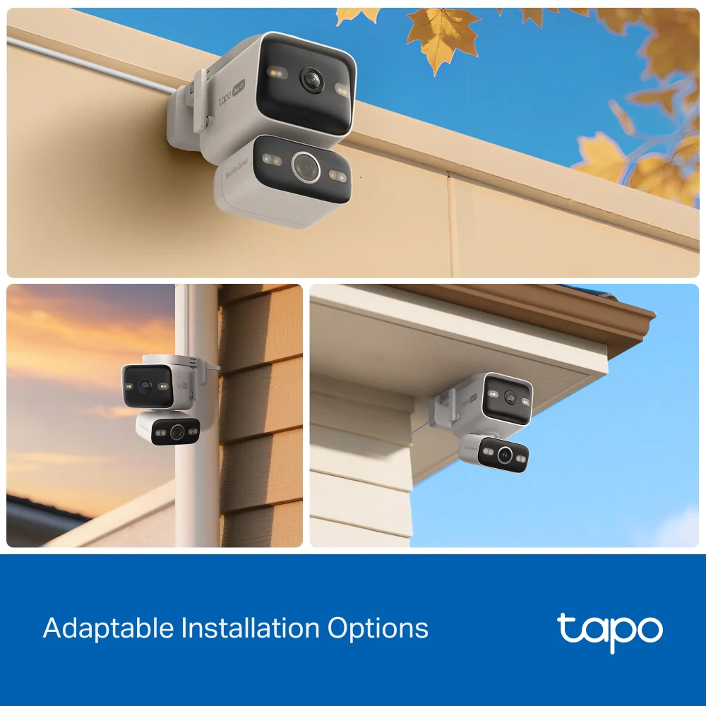 4K Dual-Lens Wired Pan/Tilt PoE Security Camera, Tapo C575D - Image 12