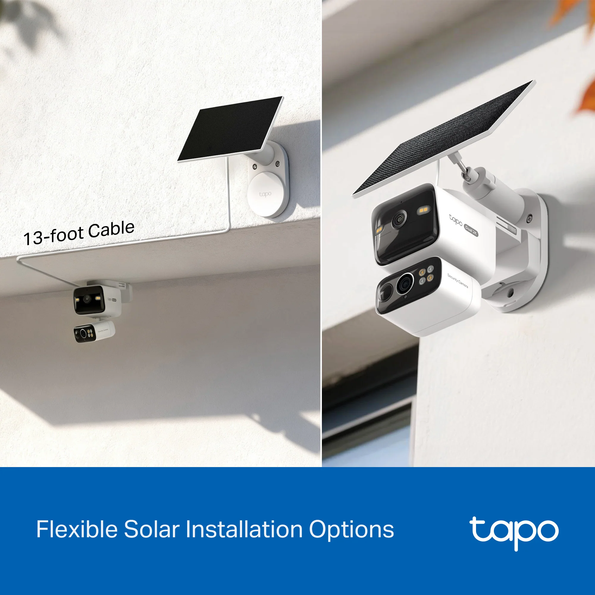 Tapo C645D Kit 2K Dual-Lens Solar Pan/Tilt Security Camera, 2-Pack - Image 4