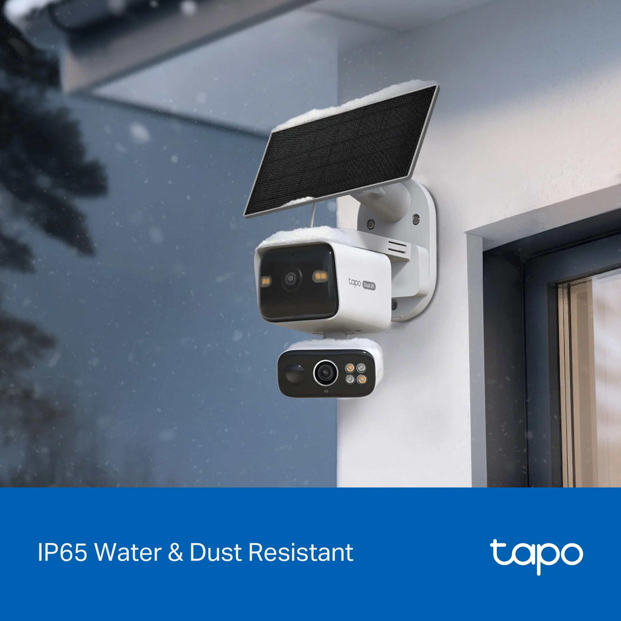 Tapo C645D Kit 2K Dual-Lens Solar Pan/Tilt Security Camera, 2-Pack - Image 6