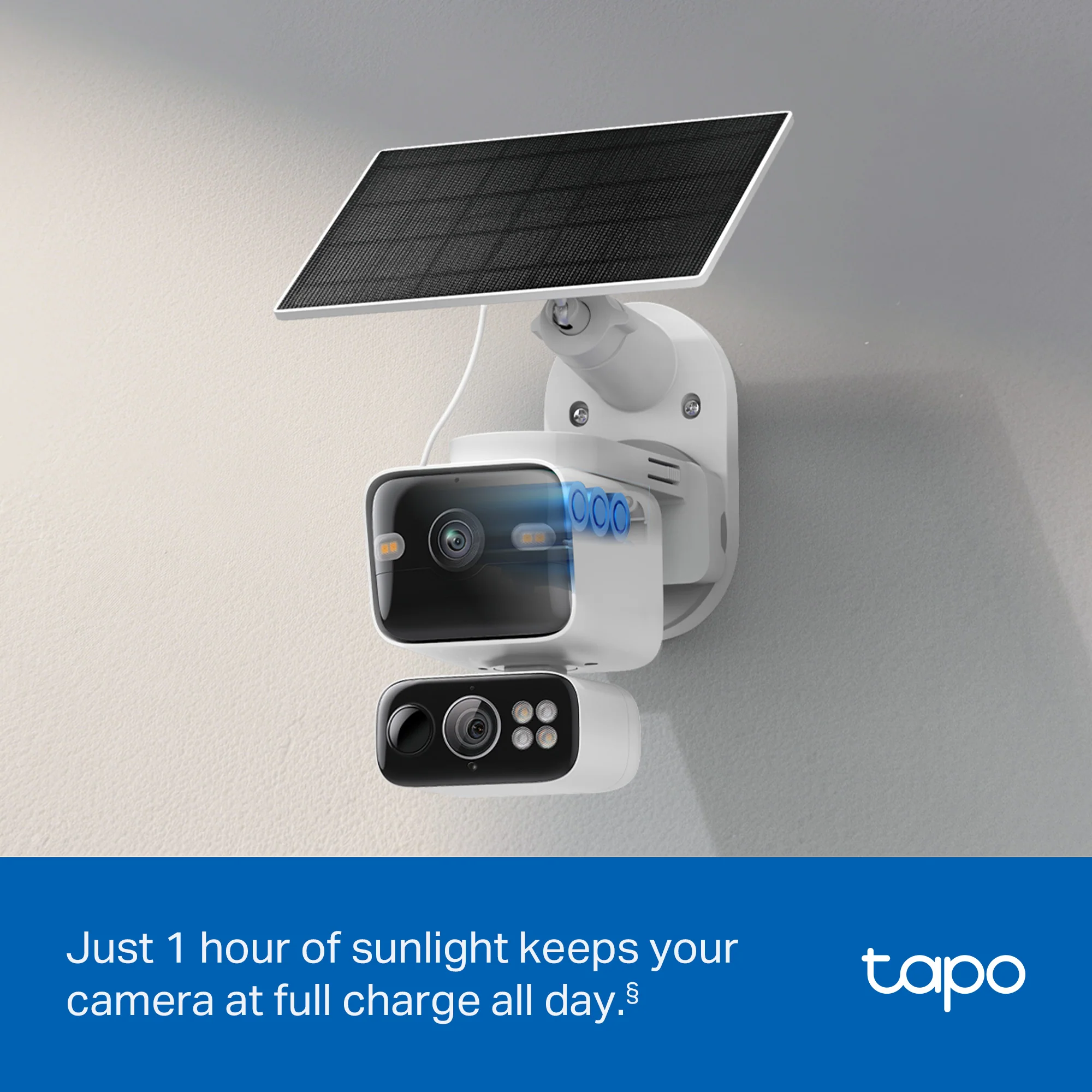 Tapo C645D Kit 2K Dual-Lens Solar Pan/Tilt Security Camera, 2-Pack - Image 5