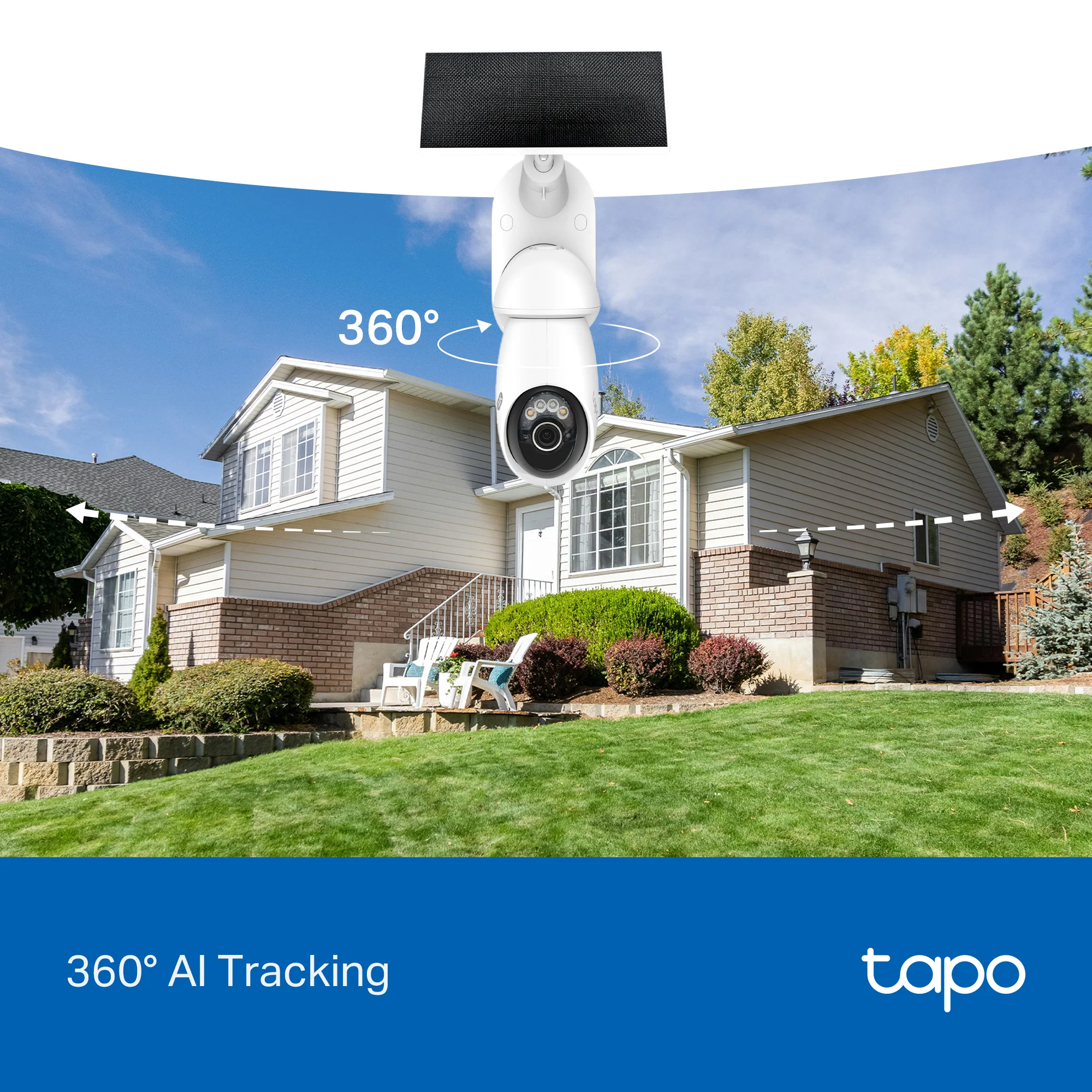Tapo C660 Kit 4K Solar Outdoor Pan/Tilt Security Camera, VistaCam 360 3-Pack - Image 4