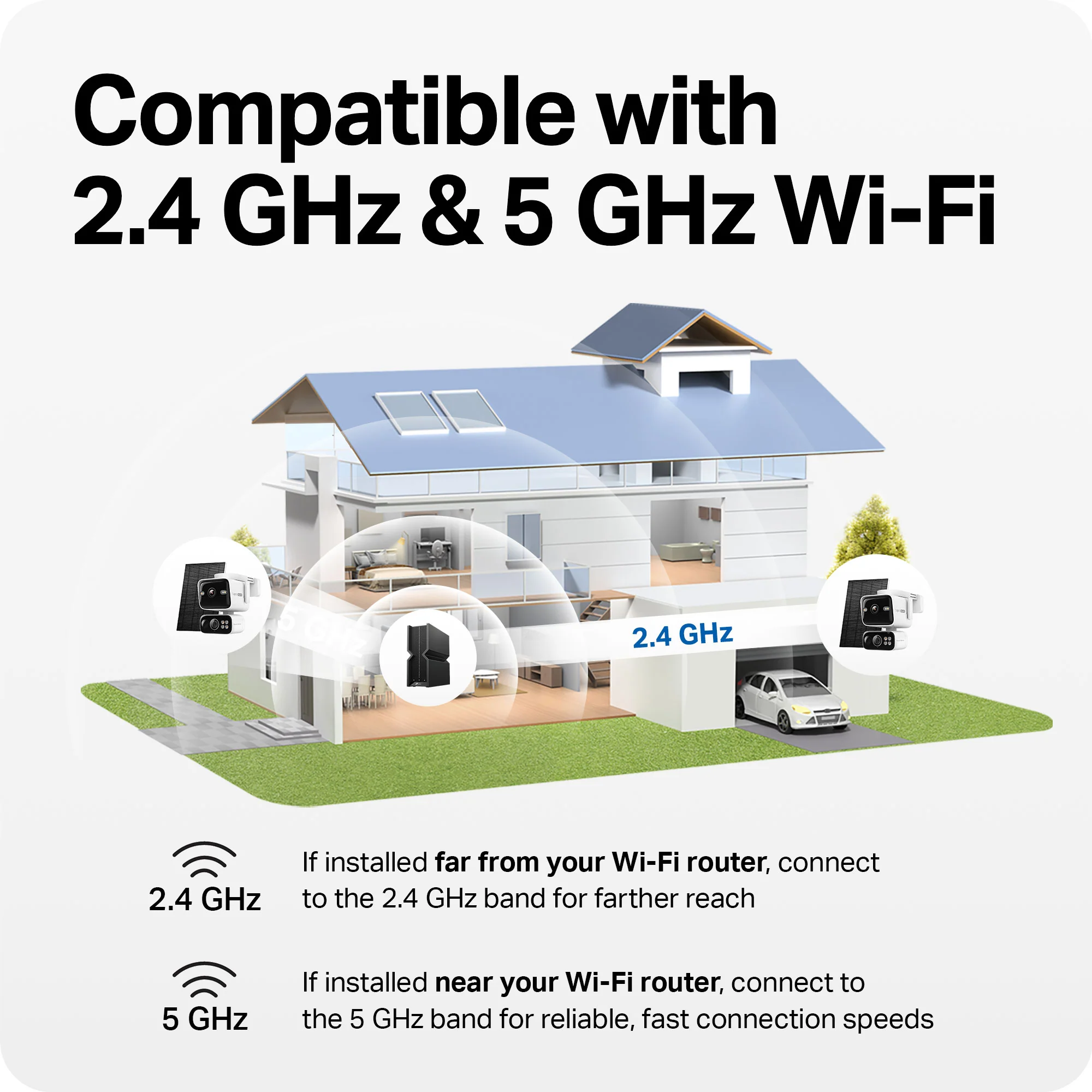 4K Dual-Lens Solar Pan/Tilt Security Camera Smart CentralHub Bundle, Tapo C675D Kit 2-Pack + H500 - Image 11