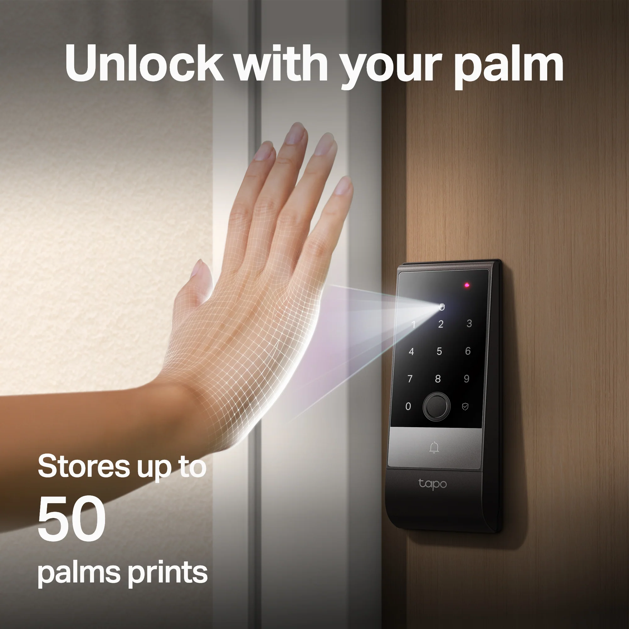 Front Door Security Pro – 2K Video Doorbell Camera + Palm/Fingerprint Smart Door Lock - Image 13