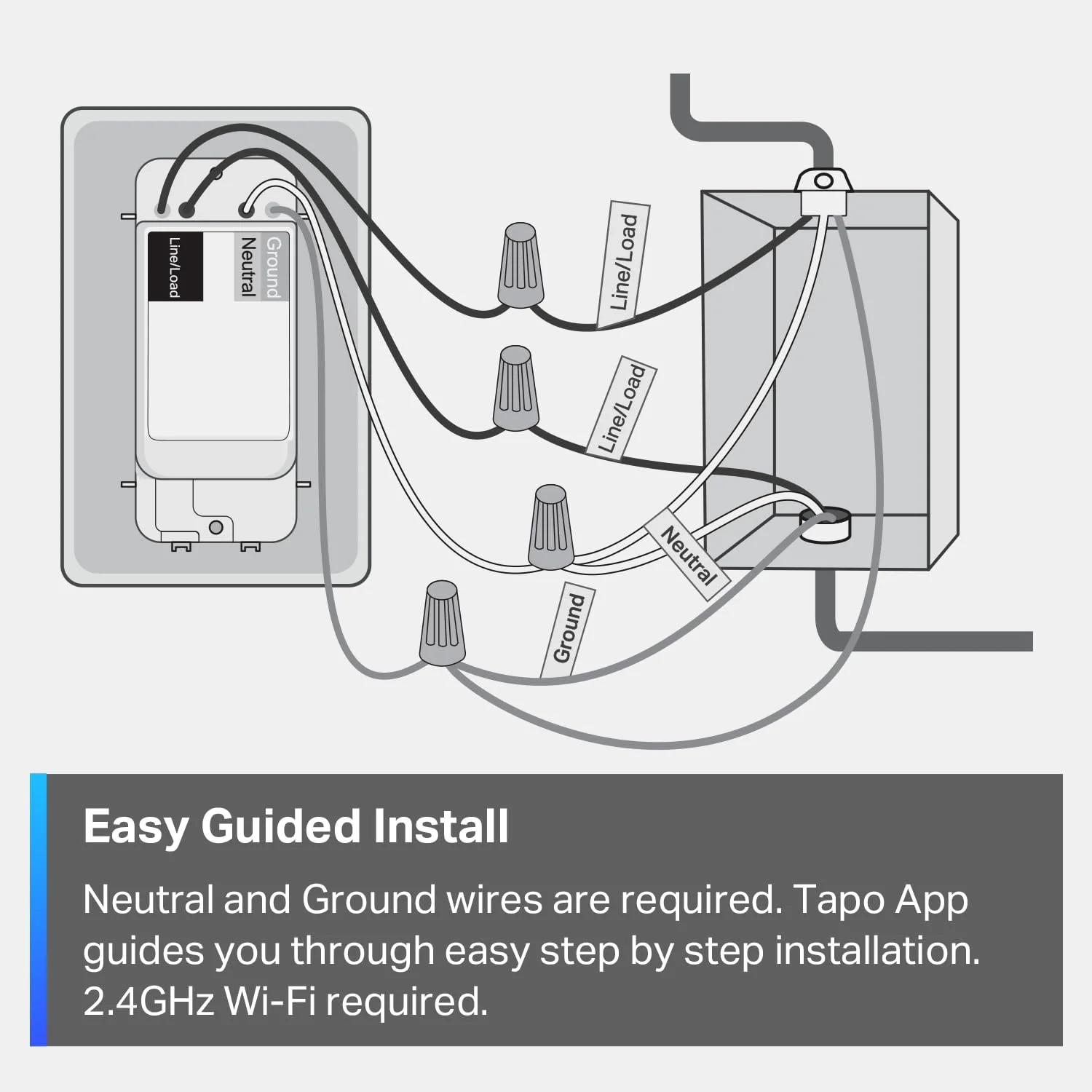 Matter-Certified Single Pole Smart Light Switch, Tapo S505 (2-Pack) - Image 7