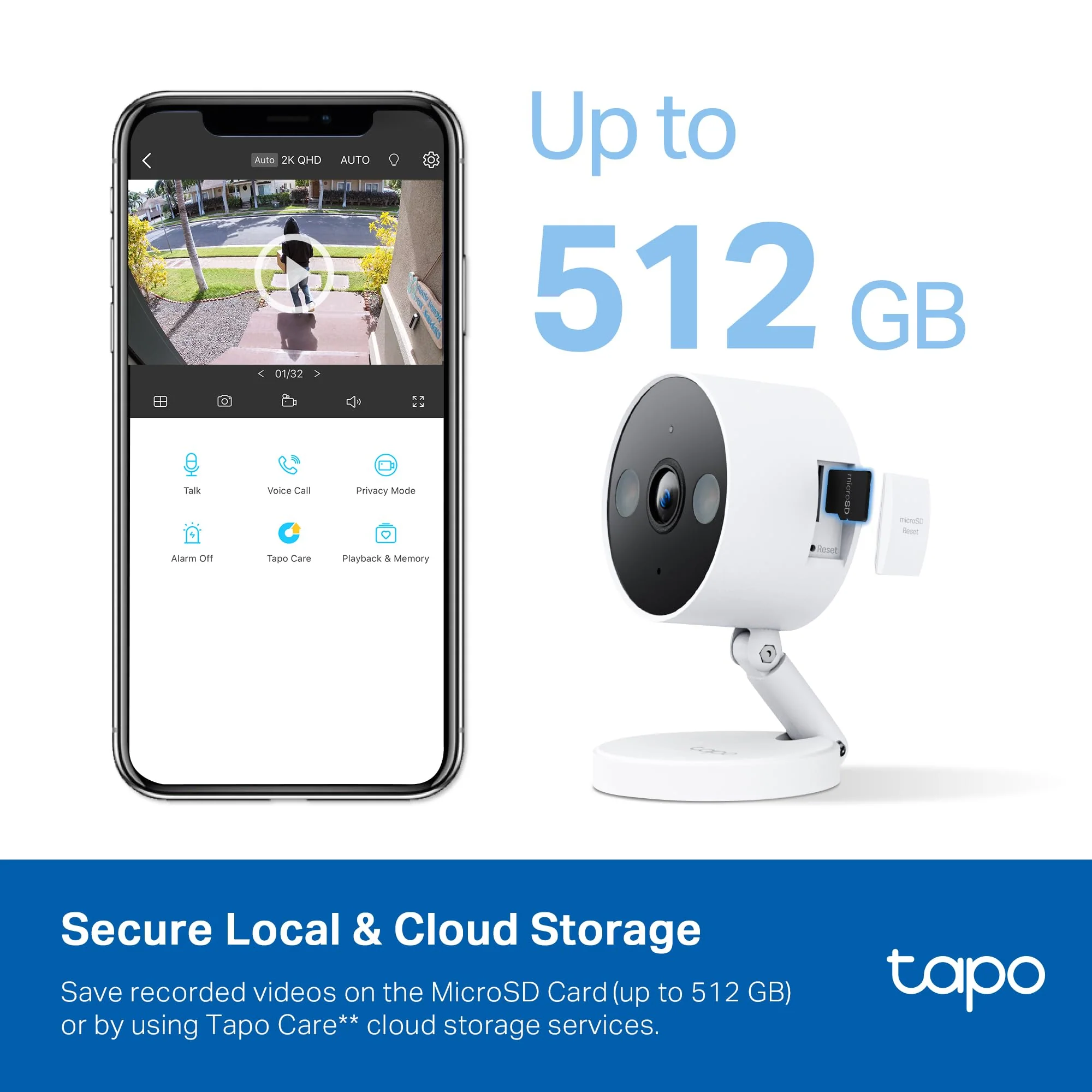 2K QHD Indoor/Outdoor Security Camera, Tapo C120 - Image 5